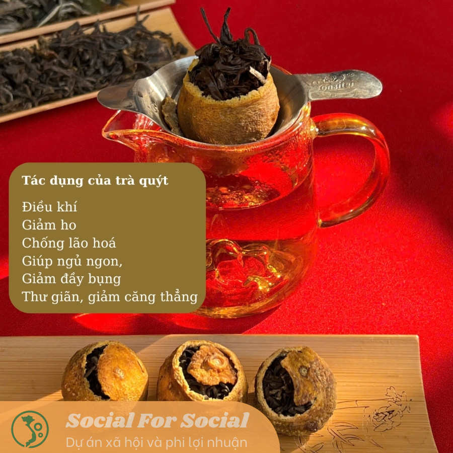 Chum Trà Quýt Cổ SHANAM Trà Shan Tuyết Cổ Thụ Tự Nhiên 600G - Image 5