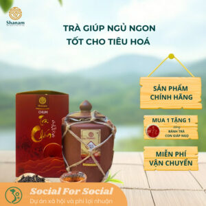 Chum Trà Chín, Trà Shan Tuyết Cổ Thụ Hảo Hạng Yên Bái 1 Tôm 3 Lá 300g - Shanam