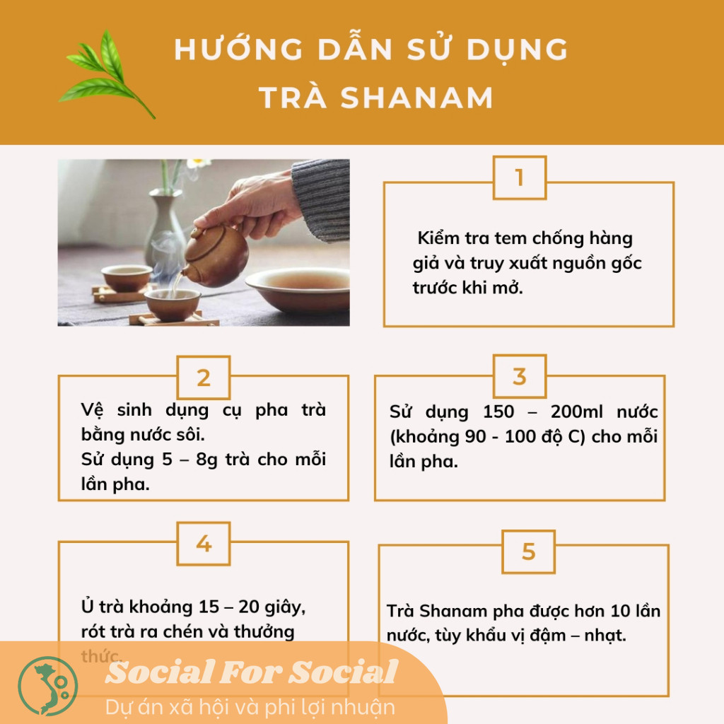 TRÀ XANH THỨC HỘP 80G - Trà Shan Tuyết Cổ Thụ - Image 6