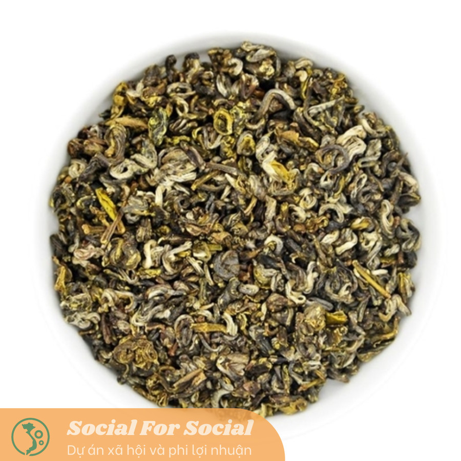 Trà xanh Viên hộp 80G - Trà Shan Tuyết Cổ Thụ Tà Xùa - Image 5