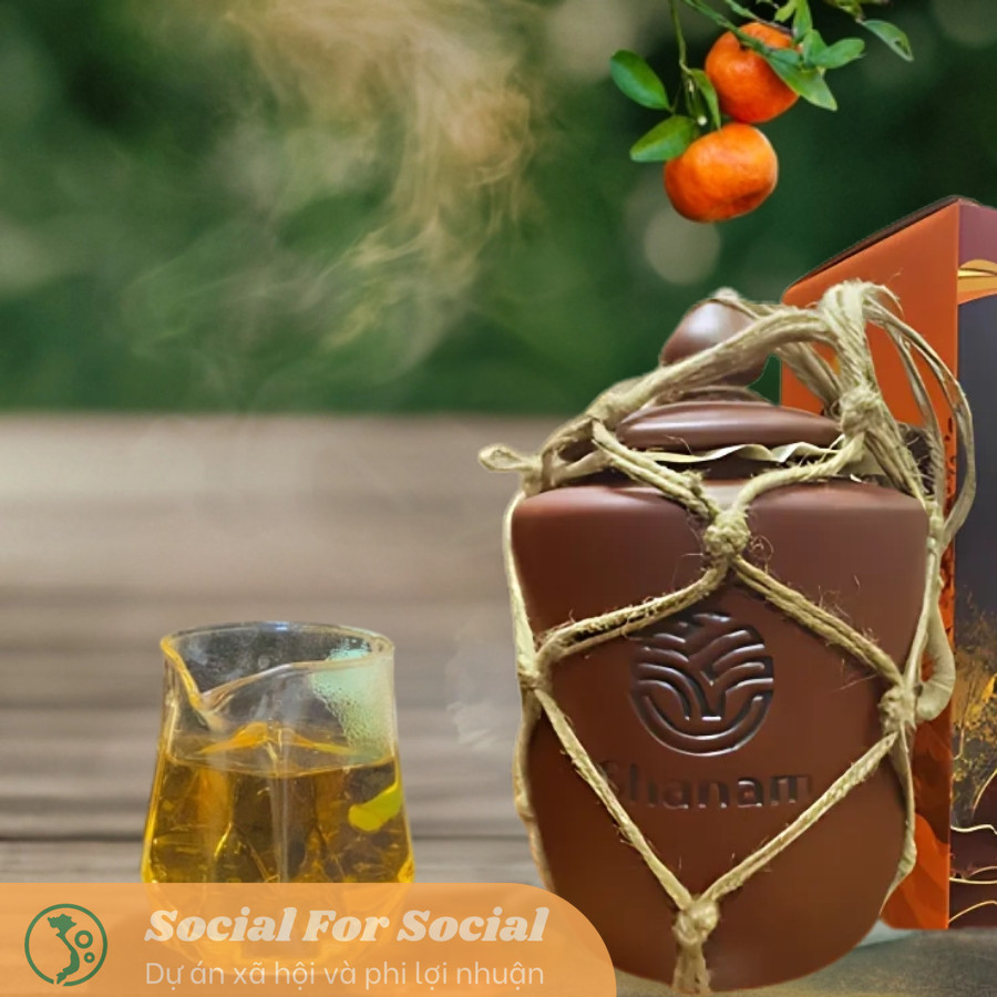 Chum Trà Quýt Cổ SHANAM Trà Shan Tuyết Cổ Thụ Tự Nhiên 600G - Image 4