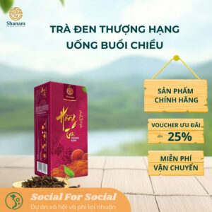 TRÀ ĐEN - HỒNG TRÀ THƯỢNG HẠNG HỘP 80G