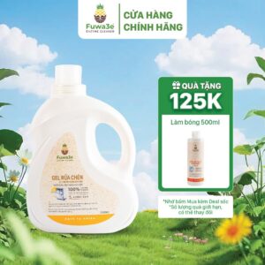 Nước Rửa Chén Cho Máy Rửa Chén Bát Fuwa3e Enzyme Sinh Học Dạng Gel 2L