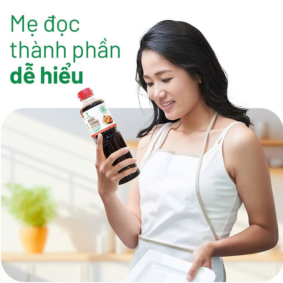Nước tương Mật hoa dừa organic Sokfarm 500ml (nắp đỏ) - Image 5