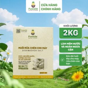 Muối Rửa Bát Cho Máy Rửa Chén Bát Fuwa3e Làm Mềm Nước 2kg