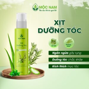 Xịt Dưỡng Tóc Mộc Nam, Dưỡng Ẩm Giúp Tóc Mềm Mượt, Bảo Vệ Tóc Khỏi Những Hư Tổn, Chiết Xuất Tự Nhiên