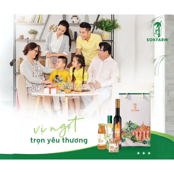 Mật hoa dừa cô đặc organic Sokfarm 685g - Image 6