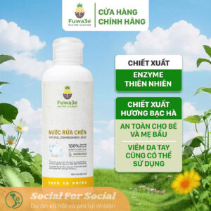 [Hỏa tốc] [Mua 2 giảm 10%] Nước Rửa Chén Hữu Cơ Fuwa3e Organic Enzyme Sinh Học  An Toàn Cho Bé Bảo Vệ Da Tay