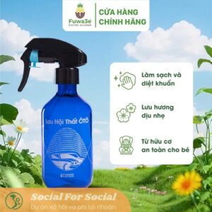 Chai Khử Mùi Lạ Ô Tô Fuwa3e Vệ Sinh Nội Thất Ghế Da Vải Nỉ Vệ Sinh Sofa Khử Mùi 300ml