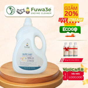 [Ecogo Livestream]  Nước Giặt Hữu Cơ Cho Bé Sơ Sinh Fuwa3e Chiết Xuất Enzyme Sinh Học Thiên Nhiên An Toàn Cho Bé